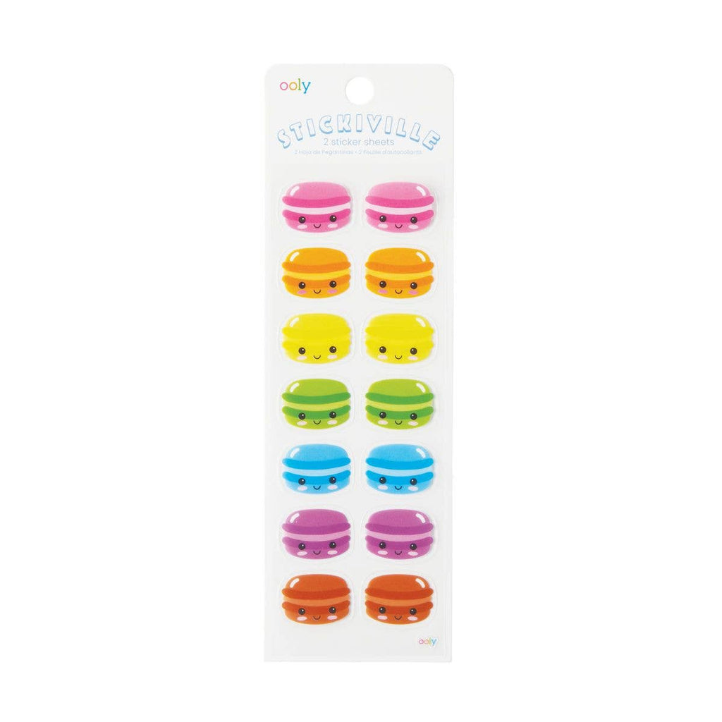 Stickiville: Skinny Stickers - Happy Macarons (2 Sheets)