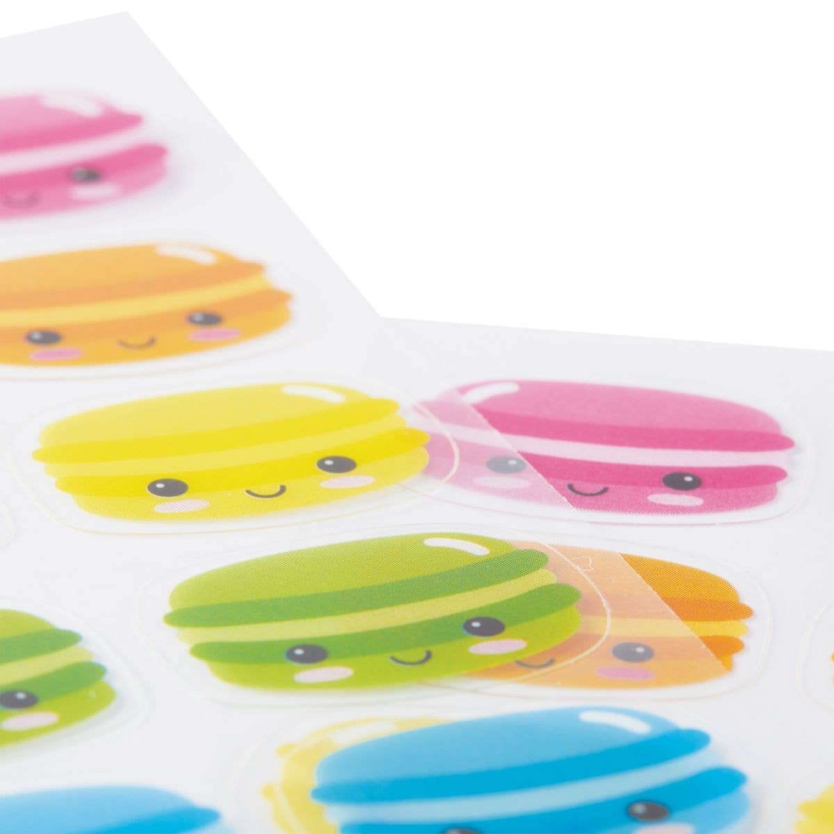Stickiville: Skinny Stickers - Happy Macarons (2 Sheets)