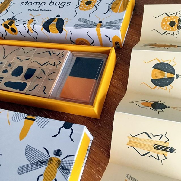 Make-Your-Own Bugs Rubber Stamp Set