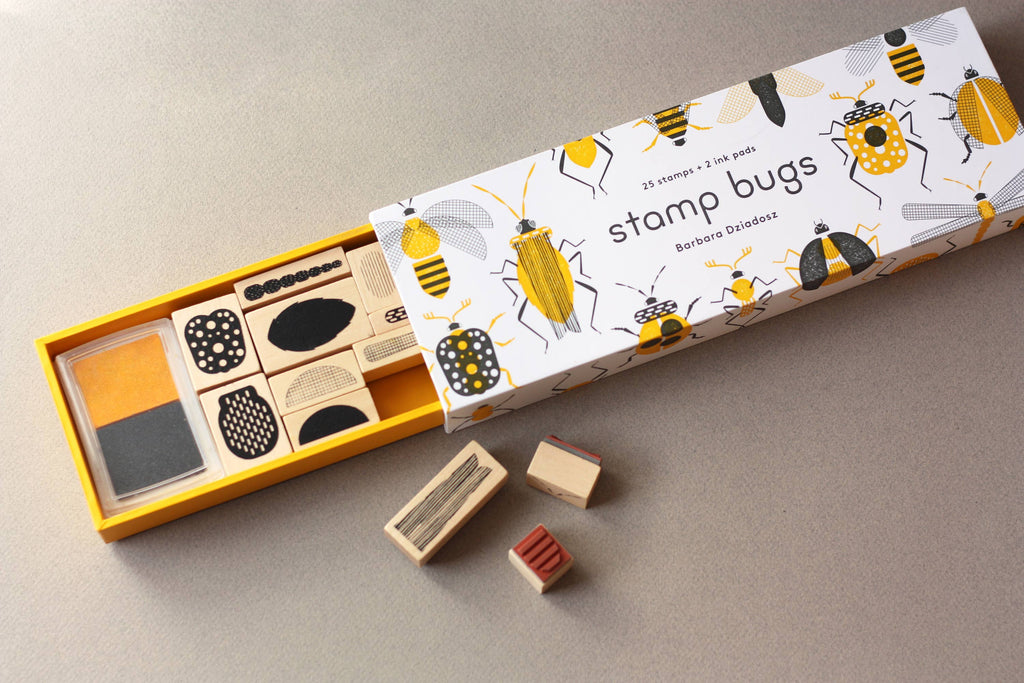 Make-Your-Own Bugs Rubber Stamp Set