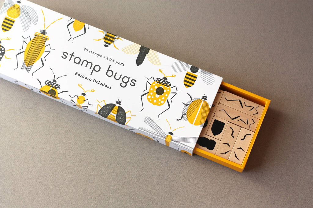 Make-Your-Own Bugs Rubber Stamp Set
