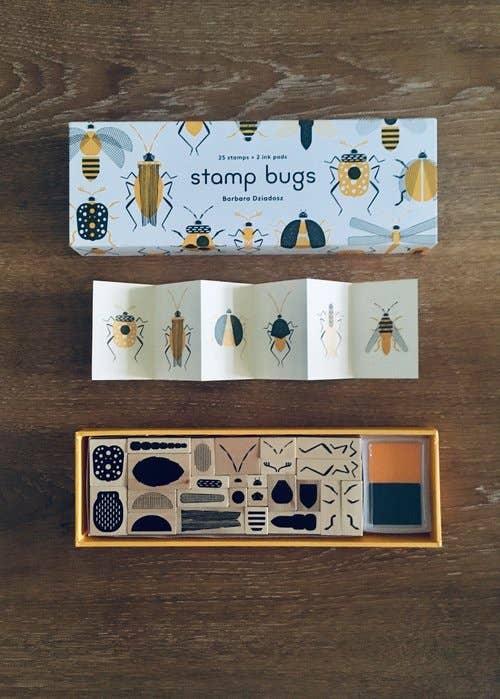 Make-Your-Own Bugs Rubber Stamp Set